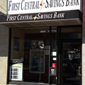 Picture of the exterior of First Central Savings Bank's Bayside Branch.