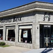 Picture of the exterior of First Central Savings Bank's Flushing Branch.